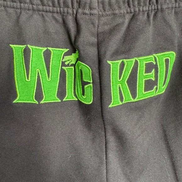Wicked‎ Wear Elastic Waist Women's Pull On Sweatpants Embroidered Black Medium - Picture 8 of 15